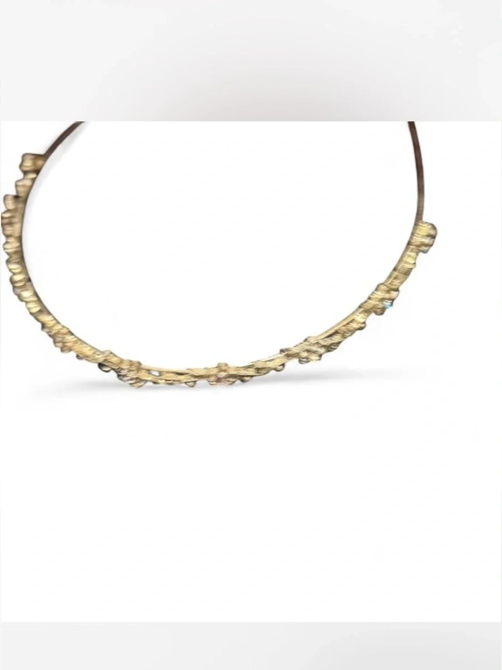 Rhinestone Flower & Leaf Design Embellished Headband